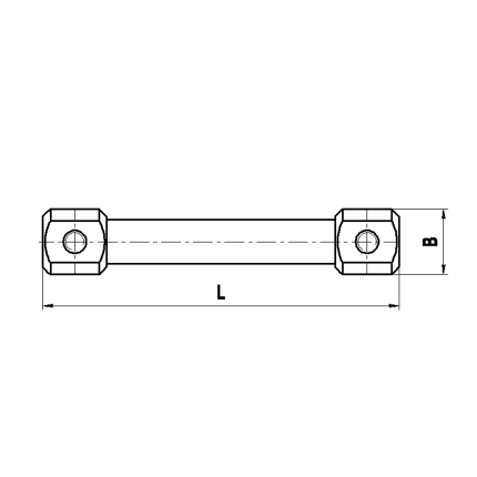 Удлинитель титанового куба M5, 87 г, для приложений Zeiss Renishaw A-5555-0217
