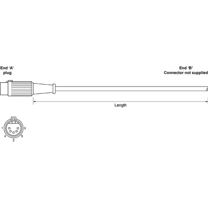 Кабель Renishaw PL15 Plain Cable (4,5 м)