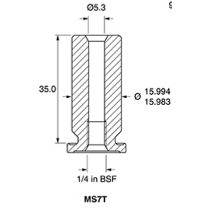 Renishaw MS7/T CMM Хвостовик зонда M-1046-1124