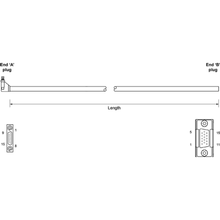 Кабель Renishaw PL45V Plain Cable (1,8 м)